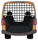 Transporter -Trennende Einrichtungen Freisteller