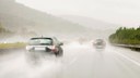 Aquaplaning bei Starkregen